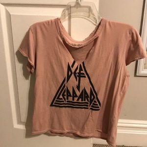 American Eagle Def Leppard Shirt